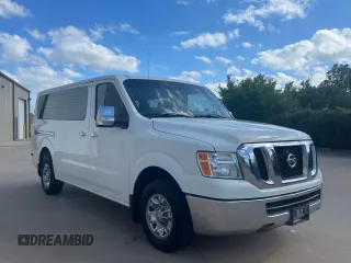 2019 Nissan NV 3500 HD SV with VIN 5BZBF0AA9KN851136, listed as a Copart auction lot 62221965 with 133,930 mi miles and Clean title. Bid and sale history available at DreamBid. Image 1.