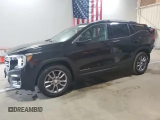 2023 GMC Terrain SLT z VIN 3GKALVEG8PL168551, wystawiony jako Copart lot #59562335 z przebiegiem 52 936 mil mil oraz Czysty tytuł • Clean title. Historia ofert i sprzedaży dostępna na DreamBid. Obrazek 1.