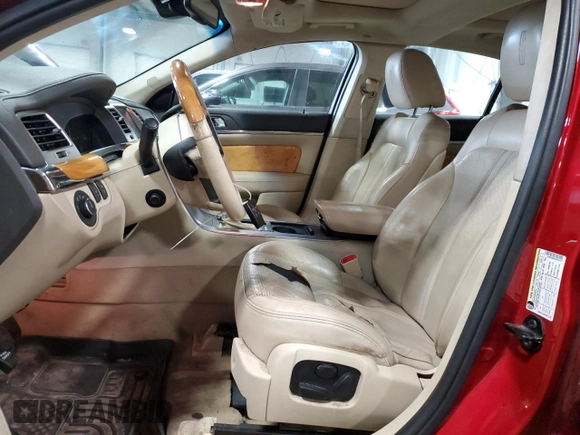 2010 Lincoln MKS z VIN 1LNHL9DR6AG614417, wystawiony jako Copart lot #54328705 z przebiegiem 124 443 mil mil oraz Szkoda całkowita • Salvage title. Historia ofert i sprzedaży dostępna na DreamBid. Obrazek 7.