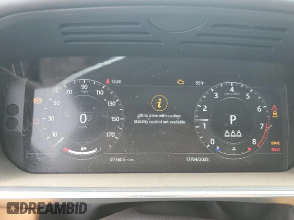 2020 Land Rover Range Rover Sport Autobiography z VIN SALWV2SE4LA731098, wystawiony jako Copart lot #53338135 z przebiegiem 73 605 mil mil oraz Szkoda całkowita • Salvage title. Historia ofert i sprzedaży dostępna na DreamBid. Obrazek 9.
