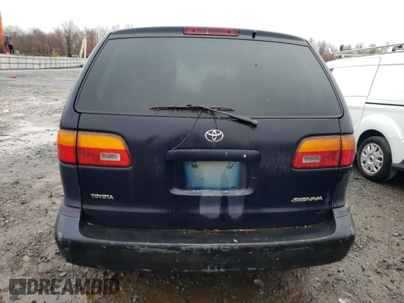 2000 Toyota Sienna CE with VIN 4T3ZF19C7YU290320, listed as a Copart auction lot 81402574 with 0 mi miles and Clean Title. Bid and sale history available at carsss.com. Image 6.