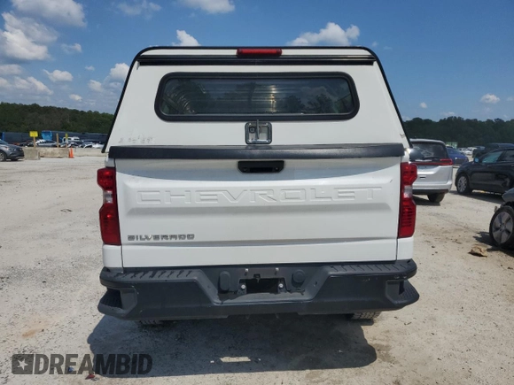 2023 Chevrolet Silverado 1500 Work Truck with VIN 3GCNAAEK9PG359243, listed as a Copart auction lot 56012745 with 99,026 mi miles and Clean Title. Bid and sale history available at DreamBid. Image 6.