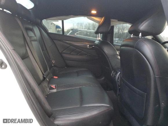 2021 Infiniti Q50 RED SPORT 400 with VIN JN1FV7DR6MM880247, listed as a Copart auction lot 85883514 with 85,044 mi miles and Salvage Title. Bid and sale history available at carsss.com. Image 10.