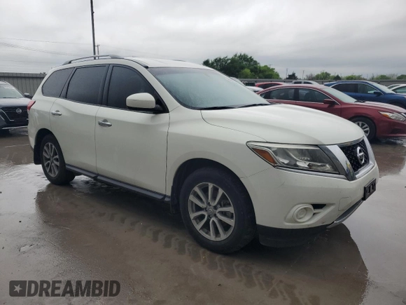 2014 Nissan Pathfinder SV with VIN 5N1AR2MM8EC729447, listed as a Copart auction lot 51687165 with 143,728 mi miles and Clean Title. Bid and sale history available at carsss.com. Image 4.