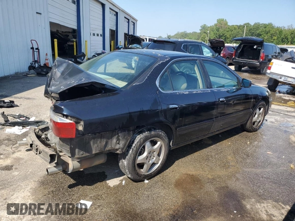 2003 Acura TL with VIN 19UUA56603A050422, listed as a Copart auction lot 68281254 with 258,466 mi miles and Salvage Title. Bid and sale history available at carsss.com. Image 3.