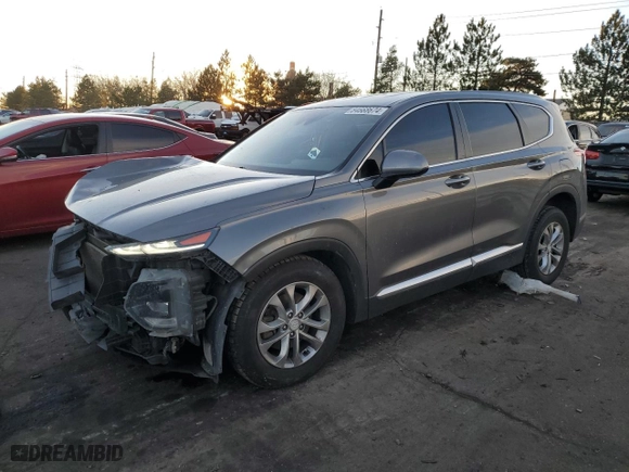 2020 Hyundai Santa Fe SE with VIN 5NMS2CAD4LH142619, listed as a Copart auction lot 84668674 with 95,999 mi miles and Salvage Title. Bid and sale history available at carsss.com. Image 1.