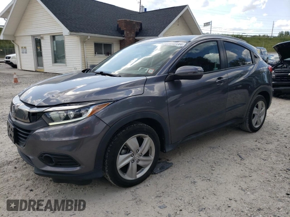 2019 Honda HR-V EX-L with VIN 3CZRU6H70KM715211, listed as a Copart auction lot 67448444 with 40,961 mi miles and Salvage Title. Bid and sale history available at carsss.com. Image 1.