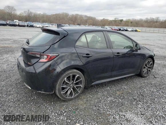 2020 Toyota Corolla Hatchback XSE with VIN JTNC4RBE1L3086271, listed as a Copart auction lot 50219525 with 65,077 mi miles and Salvage Title. Bid and sale history available at carsss.com. Image 3.