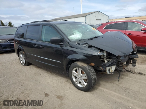 2008 Dodge Grand Caravan with VIN 2D8HN44P38R810762, listed as a Copart auction lot 51907765 with Not Provided miles and Salvage Title. Bid and sale history available at DreamBid. Image 4.