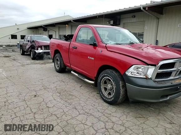 2010 Dodge 1500 ST with VIN 3D7JB1EK5AG180304, listed as a Copart auction lot 51411955 with 145,452 mi miles and Salvage Title. Bid and sale history available at carsss.com. Image 10.
