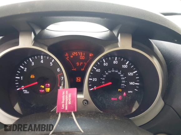 2011 Nissan Juke SV with VIN JN8AF5MR3BT014165, listed as a IAAI auction lot 42211353 with 125,731 mi miles and . Bid and sale history available at carsss.com. Image 7.