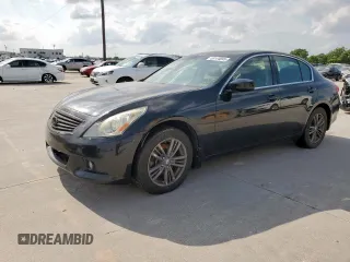 2011 Infiniti G25 x with VIN JN1DV6AR7BM652826, listed as a Copart auction lot 55144045 with Not provided miles and Clean title. Bid and sale history available at DreamBid. Image 1.