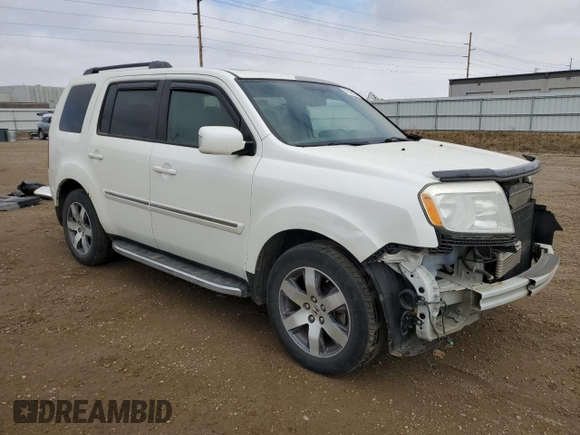 2013 Honda Pilot Touring with VIN 5FNYF4H9XDB035812, listed as a Copart auction lot 51532195 with 84,923 mi miles and Salvage Title. Bid and sale history available at DreamBid. Image 4.
