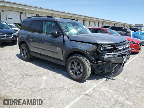 2023 Ford Bronco Sport Big Bend with VIN 3FMCR9B63PRD38183, listed as a Copart auction lot 54448945 with 36,260 mi miles and Salvage title. Bid and sale history available at DreamBid. Image 4.