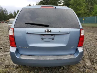 2009 Kia Sedona LX with VIN KNDMB233896312655, listed as a Copart auction lot 77863774 with 213,300 mi miles and Salvage Title. Bid and sale history available at carsss.com. Image 6.