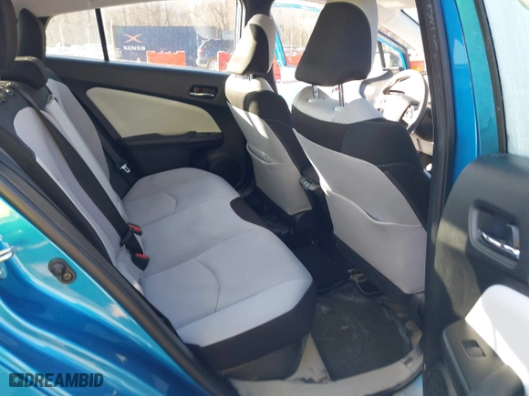 2020 Toyota Prius L Eco with VIN JTDKARFU2L3117344, listed as a IAAI auction lot 41613442 with 64,902 mi miles. Bid and sale history available at carsss.com. Image 8.