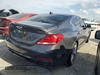 2021 Genesis G70 2.0T with VIN KMTG34LA8MU066796, listed as a Copart auction lot 76107304 with 0 mi miles and Non Repairable. Bid and sale history available at carsss.com. Image 3.