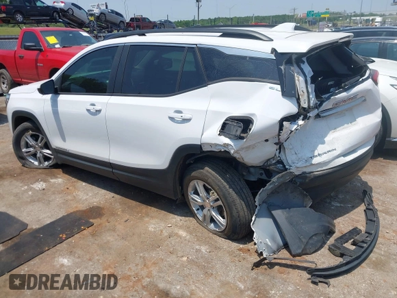 2022 GMC Terrain SLE with VIN 3GKALMEV1NL138927, listed as a IAAI auction lot 42334616 with 75,432 mi miles and . Bid and sale history available at DreamBid. Image 3.