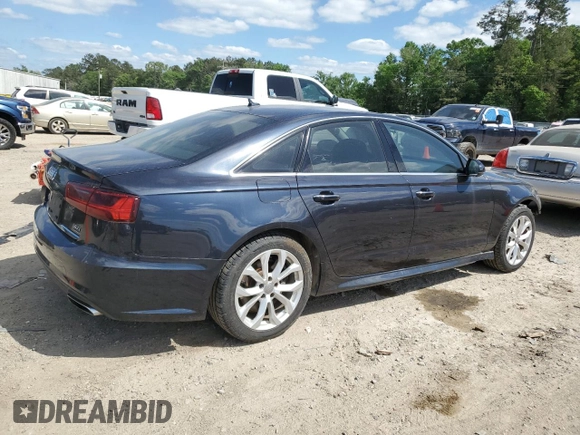 2018 Audi A6 Premium Plus with VIN WAUG3AFC8JN025016, listed as a Copart auction lot 52023525 with 91,827 mi miles and Salvage Title. Bid and sale history available at carsss.com. Image 3.
