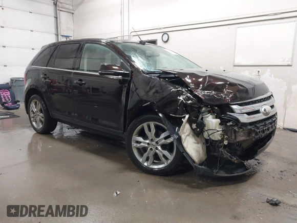 2013 Ford Edge Limited with VIN 2FMDK4KC8DBC58924, listed as a IAAI auction lot 41777046 with 210,617 mi miles. Bid and sale history available at carsss.com. Image 1.