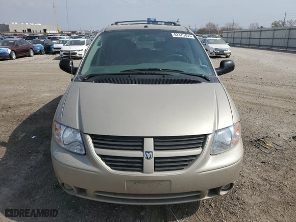 2007 Dodge Grand Caravan SXT with VIN 2D4GP44L57R166507, listed as a Copart auction lot 52375495 with 84,503 mi miles and Clean Title. Bid and sale history available at carsss.com. Image 5.