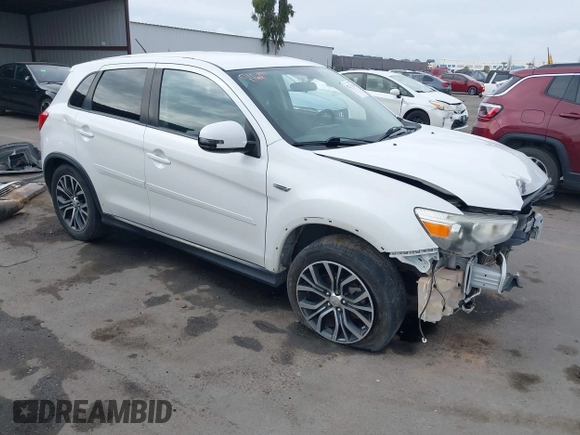 2016 Mitsubishi Outlander Sport 2.4 SE with VIN JA4AP3AW3GZ047124, listed as a IAAI auction lot 41731316 with 146,769 mi miles. Bid and sale history available at carsss.com. Image 1.