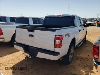 2018 Ford F-150 XL with VIN 1FTEW1E53JKF74547, listed as a Copart auction lot 51710635 with 202,356 mi miles and Clean Title. Bid and sale history available at DreamBid. Image 3.