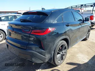 2023 Infiniti QX55 Luxe with VIN 3PCAJ5JR2PF105579, listed as a IAAI auction lot 41478285 with 56,943 mi miles and . Bid and sale history available at DreamBid. Image 4.