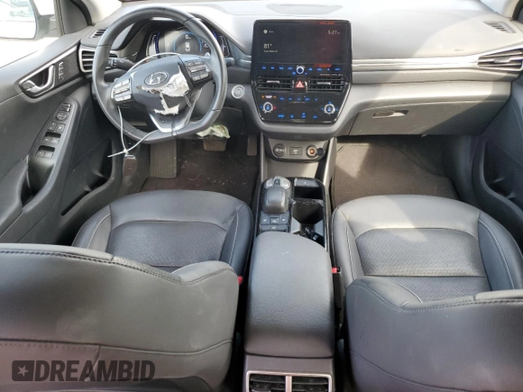 2021 Hyundai Ioniq Limited with VIN KMHC85LJ1MU078756, listed as a Copart auction lot 59659905 with 70,893 mi miles and Salvage title. Bid and sale history available at DreamBid. Image 8.