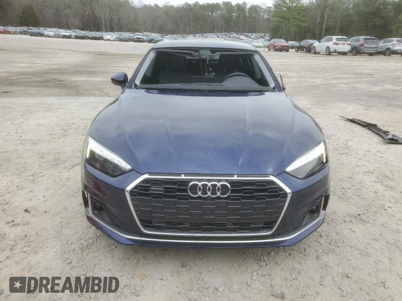 2021 Audi A5 Sportback Premium Plus with VIN WAUCBCF52MA015186, listed as a Copart auction lot 41383044 with 26,020 mi miles. Bid and sale history available at carsss.com. Image 5.