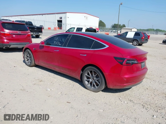 2020 Tesla Model 3 Long Range with VIN 5YJ3E1EB5LF783269, listed as a IAAI auction lot 42085024 with 80,939 mi miles. Bid and sale history available at carsss.com. Image 3.