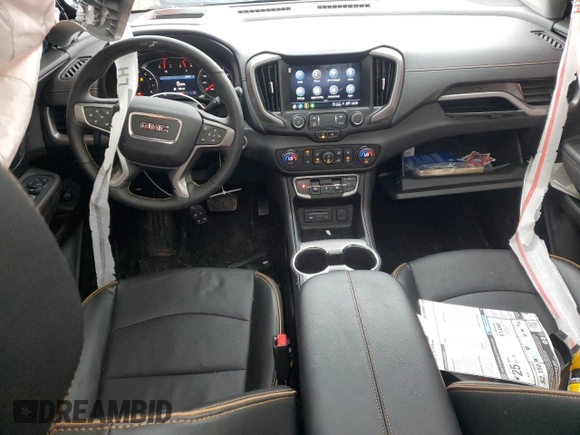 2024 GMC Terrain AT4 with VIN 3GKALYEG7RL177925, listed as a Copart auction lot 50563215 with 14,169 mi miles and Salvage title. Bid and sale history available at DreamBid. Image 8.
