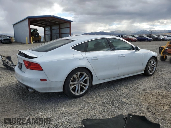 2013 Audi S7 with VIN WAUW2BFC8DN110379, listed as a Copart auction lot 77183304 with 95,061 mi miles and Salvage Title. Bid and sale history available at carsss.com. Image 3.