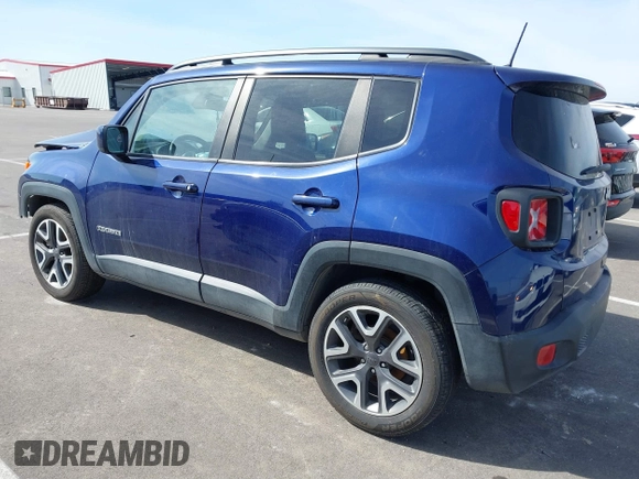 2018 Jeep Renegade Latitude with VIN ZACCJABB0JPH10574, listed as a IAAI auction lot 41736481 with 70,730 mi miles and . Bid and sale history available at DreamBid. Image 3.