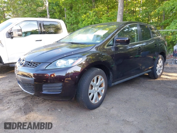 2008 Mazda CX-7 Sport with VIN JM3ER293880181808, listed as a IAAI auction lot 42210027 with 163,767 mi miles. Bid and sale history available at carsss.com. Image 2.