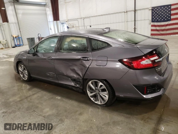 2018 Honda Clarity Plug-In Hybrid with VIN JHMZC5F15JC013773, listed as a Copart auction lot 43629434 with 62,511 mi miles. Bid and sale history available at carsss.com. Image 2.