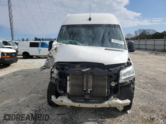 2023 Mercedes-Benz Sprinter Cargo with VIN W1Y40CHY0PT134394, listed as a Copart auction lot 55868155 with 53,473 mi miles and Salvage Title. Bid and sale history available at carsss.com. Image 5.