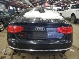 2013 Audi A8 3.0L with VIN WAUAGAFD6DN019898, listed as a Copart auction lot 45758405 with 105,190 mi miles and Clean title. Bid and sale history available at DreamBid. Image 6.