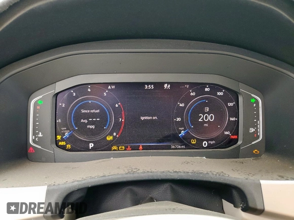 2023 Volkswagen Atlas SE z VIN 1V2KR2CA2PC527477, wystawiony jako Copart lot #52413805 z przebiegiem 36 706 mil mil oraz Nie do naprawy • Non repairable. Historia ofert i sprzedaży dostępna na DreamBid. Obrazek 9.