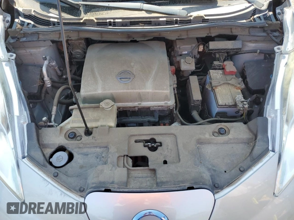 2015 Nissan LEAF S z VIN 1N4AZ0CP2FC303068, wystawiony jako Copart lot #55519835 z przebiegiem 93 618 mil mil oraz Szkoda całkowita • Salvage title. Historia ofert i sprzedaży dostępna na DreamBid. Obrazek 11.