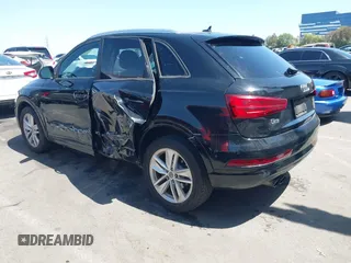 2017 Audi Q3 Premium with VIN WA1BCCFS2HR006765, listed as a IAAI auction lot 42526881 with 100,251 mi miles and . Bid and sale history available at DreamBid. Image 3.