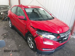 2018 Honda HR-V LX with VIN 3CZRU6H39JG703570, listed as a IAAI auction lot 41013552 with 76,509 mi miles. Bid and sale history available at carsss.com. Image 1.