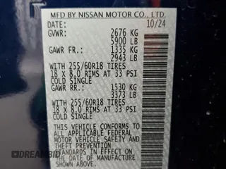 2025 Nissan Pathfinder SV with VIN 5N1DR3BAXSC203358, listed as a Copart auction lot 65569345 with 22,134 mi miles and Clean title. Bid and sale history available at DreamBid. Image 13.