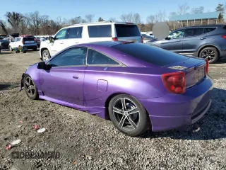 2002 Toyota Celica GT with VIN JTDDR32T620141562, listed as a Copart auction lot 87715565 with 213,056 mi miles and Salvage Title. Bid and sale history available at carsss.com. Image 2.