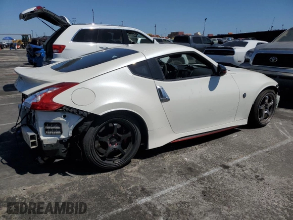 2016 Nissan 370Z with VIN JN1AZ4EH3GM935292, listed as a Copart auction lot 54071755 with 34,067 mi miles and Salvage Title. Bid and sale history available at carsss.com. Image 3.