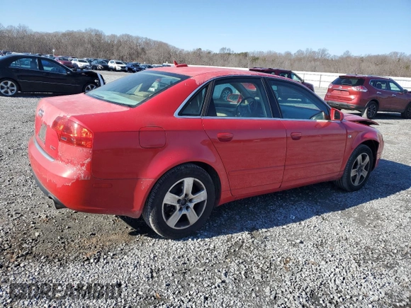 2005 Audi A4 2.0T with VIN WAUAF68E65A520157, listed as a Copart auction lot 88092125 with 150,780 mi miles and Salvage Title. Bid and sale history available at carsss.com. Image 3.