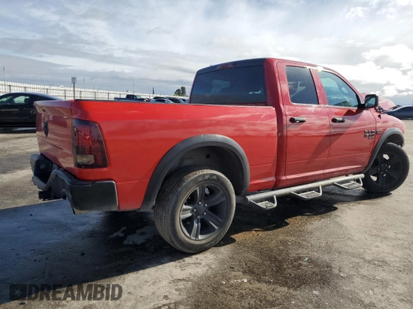 2021 Ram 1500 Classic Warlock with VIN 1C6RR7GTXMS554699, listed as a Copart auction lot 47880235 with 67,193 mi miles and Salvage Title. Bid and sale history available at carsss.com. Image 3.
