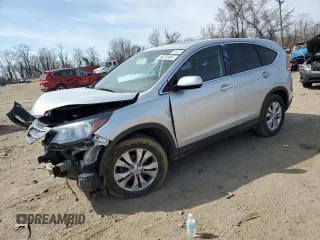 2014 Honda CR-V EX with VIN 2HKRM4H59EH657912, listed as a Copart auction lot 46370465 with 125,460 mi miles and Salvage Title. Bid and sale history available at carsss.com. Image 1.