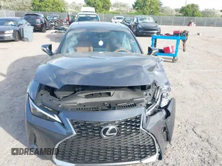 2024 Lexus IS with VIN JTHCA1D24R5131782, listed as a IAAI auction lot 41195539 with 4,104 mi miles. Bid and sale history available at carsss.com. Image 6.