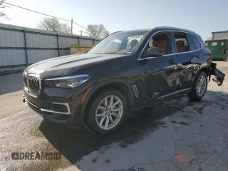 2022 BMW X5 xDrive40i with VIN 5UXCR6C01N9L67332, listed as a Copart auction lot 53049685 with 55,694 mi miles and Salvage Title. Bid and sale history available at carsss.com. Image 1.